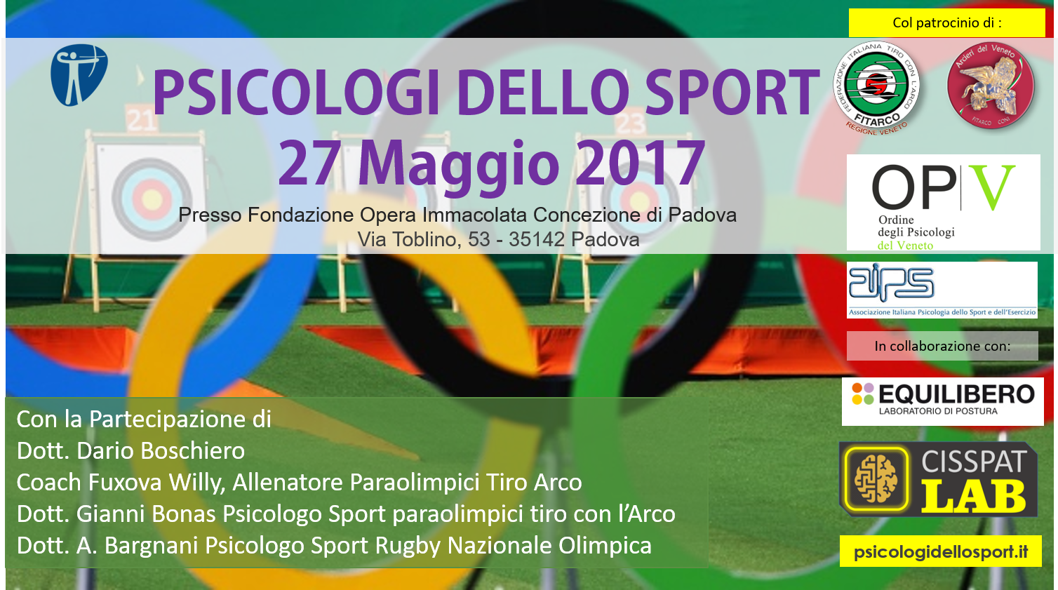 Tirco Arco & Psicologia dello Sport - Registrazione Giornata 27 Maggio 2017