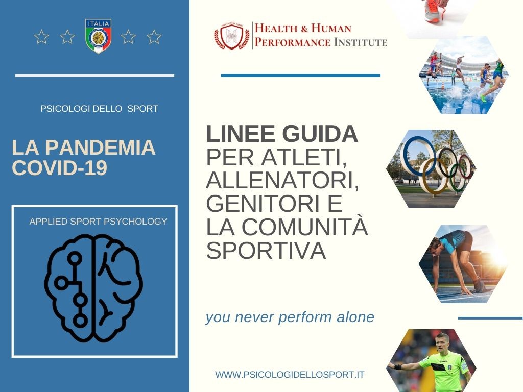 La pandemia COVID-19_ consigli per atleti, allenatori, genitori e la comunità sportiva appierto andrea alessandro bargnani