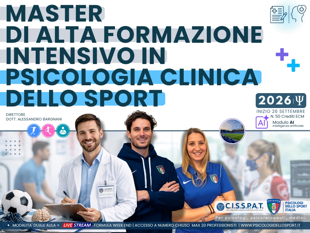 master psicologia dello sport clinica bertollo puliatti pezzetta bargnani appierto rossi