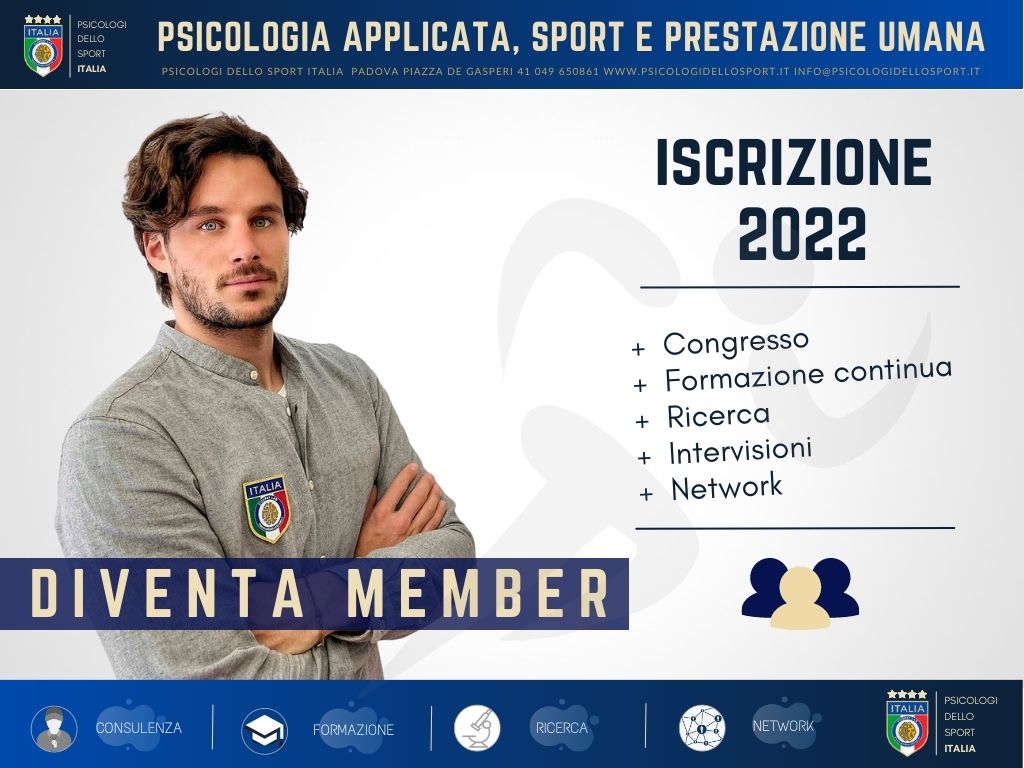 + Community + Congresso + Formazione continua + Ricerca + Intervisioni + Network psicologi dello sport e dell esercizio