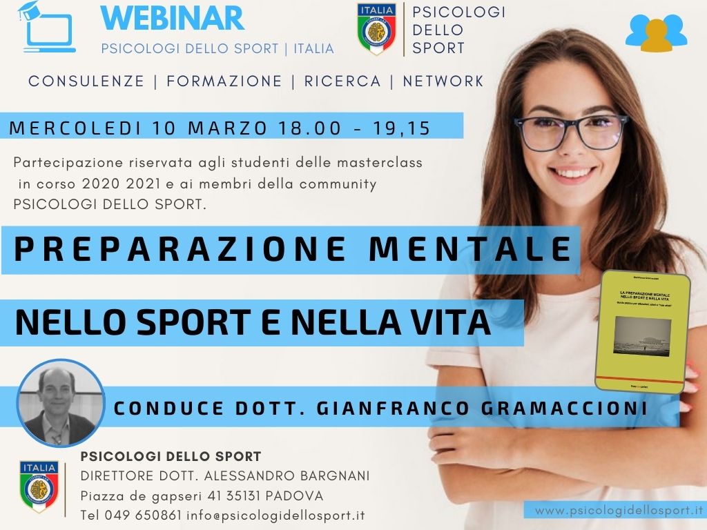 Preparazione Mentale Gianfranco Gramaccioni psicologi dello sport psicologia applicata