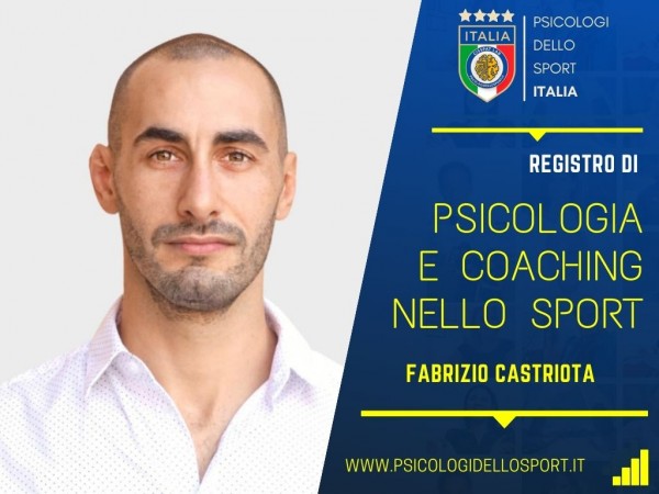 fabrizio castriota PSICOLOGI DELLO SPORT E DELL ESERCIZIO PREPARATORE MENTALE PSICOLOGIA registro PSICOLOGI DELLO SPORT