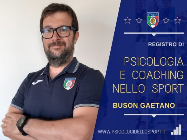 gaetano buson PSICOLOGI DELLO SPORT E DELL ESERCIZIO PREPARATORE MENTALE PSICOLOGIA registro PSICOLOGI DELLO SPORT