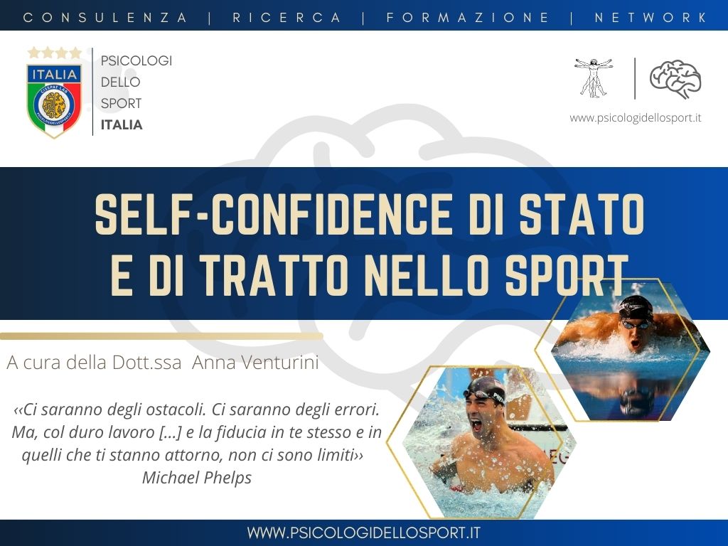 SELF-CONFIDENCE DI STATO e DI TRATTO NELLO SPORT www.psicologidellosport.it