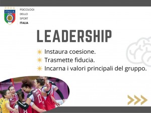 L'IMPORTANZA DEL LEADER, Psicologi dello Sport | ITALIA Dott. Alessandro Maraldo