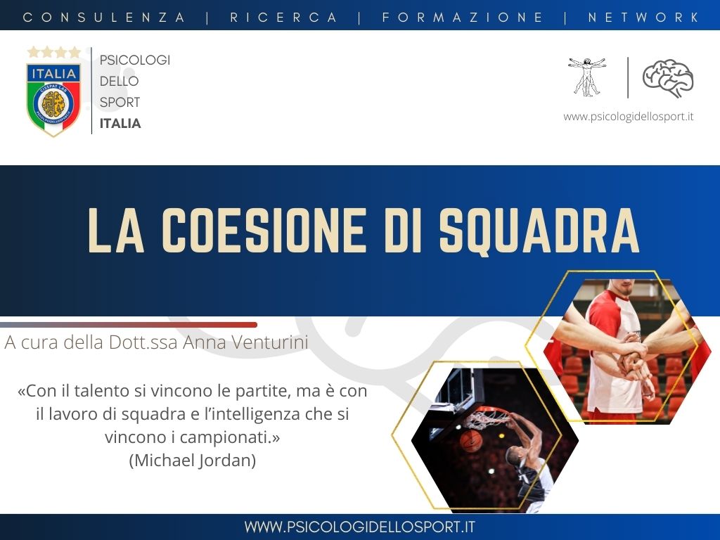 Coesione di squadra Anna VenturiniPsicologi dello Sport ITALIA