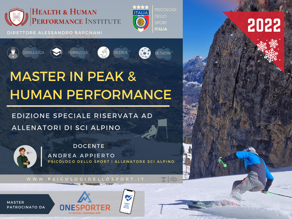 MASTER IN PEAK & HUMAN PERFORMANCE NELLO SPORT 2022 – 1° LIVELLO ...