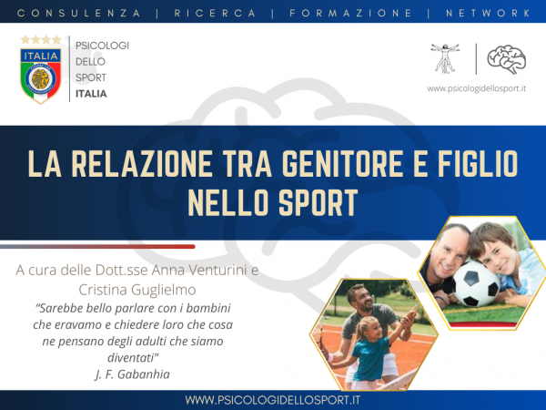 La relazione tra genitore e figlio nello sport