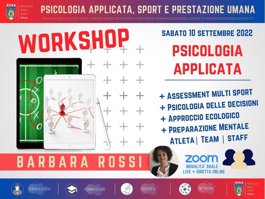 Psicologia Applicata Dott.ssa Barbara Rossi psicologi dello sport bargnani alessandro