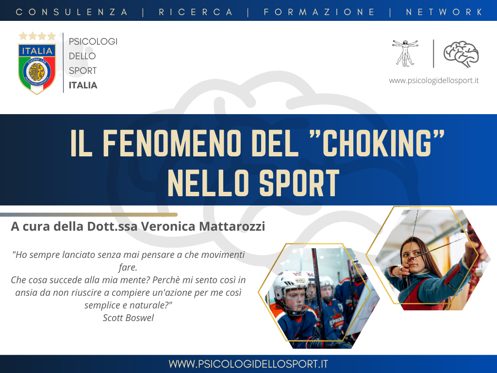 Il fenomeno del choking nello sport