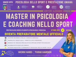 master psico sport 2023 psicologi dello sport preparatore mentale bargnani bertollo uberti appierto