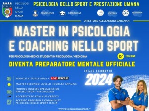 master psicologia dello sport 2024 prestazione umana bargnani bertollo vercelli  uberti bonas  appierto