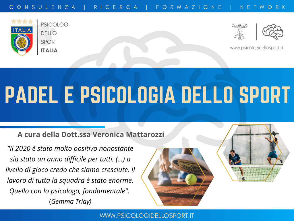 PADEL E PSICOLOGIA DELLO SPORT