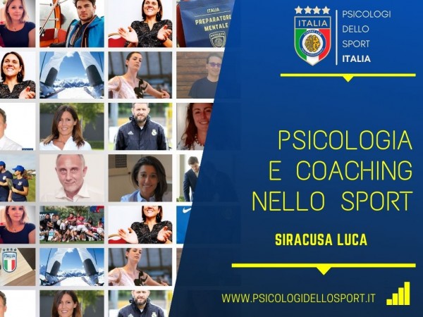 PSICOLOGos deportivos  DELLO SPORT E DELL ESERCIZIO PREPARATORE MENTALE PSICOLOGIA registro PSICOLOGI DELLO SPORT