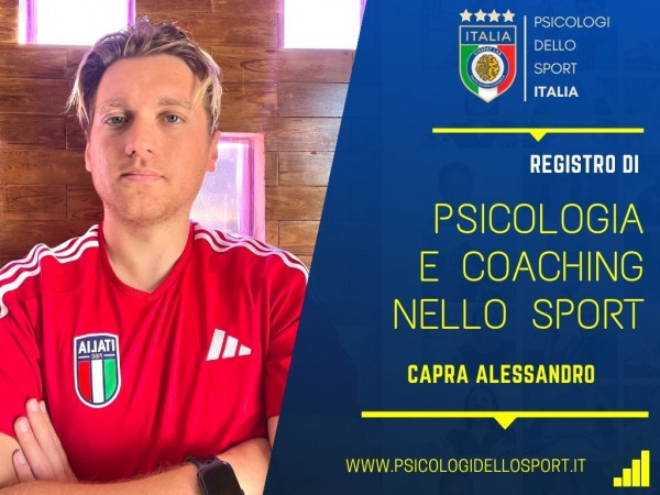 PSICOLOGos deportivos  DELLO SPORT E DELL ESERCIZIO PREPARATORE MENTALE PSICOLOGIA registro PSICOLOGI DELLO SPORT